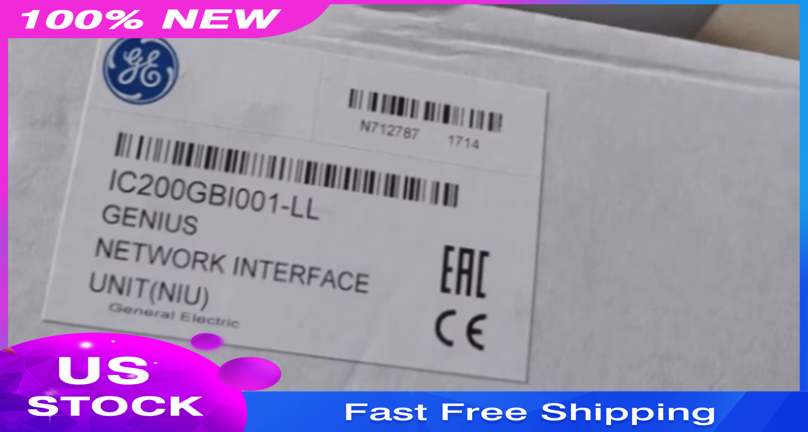 NEW GE FANUC IC200GBI001-LL