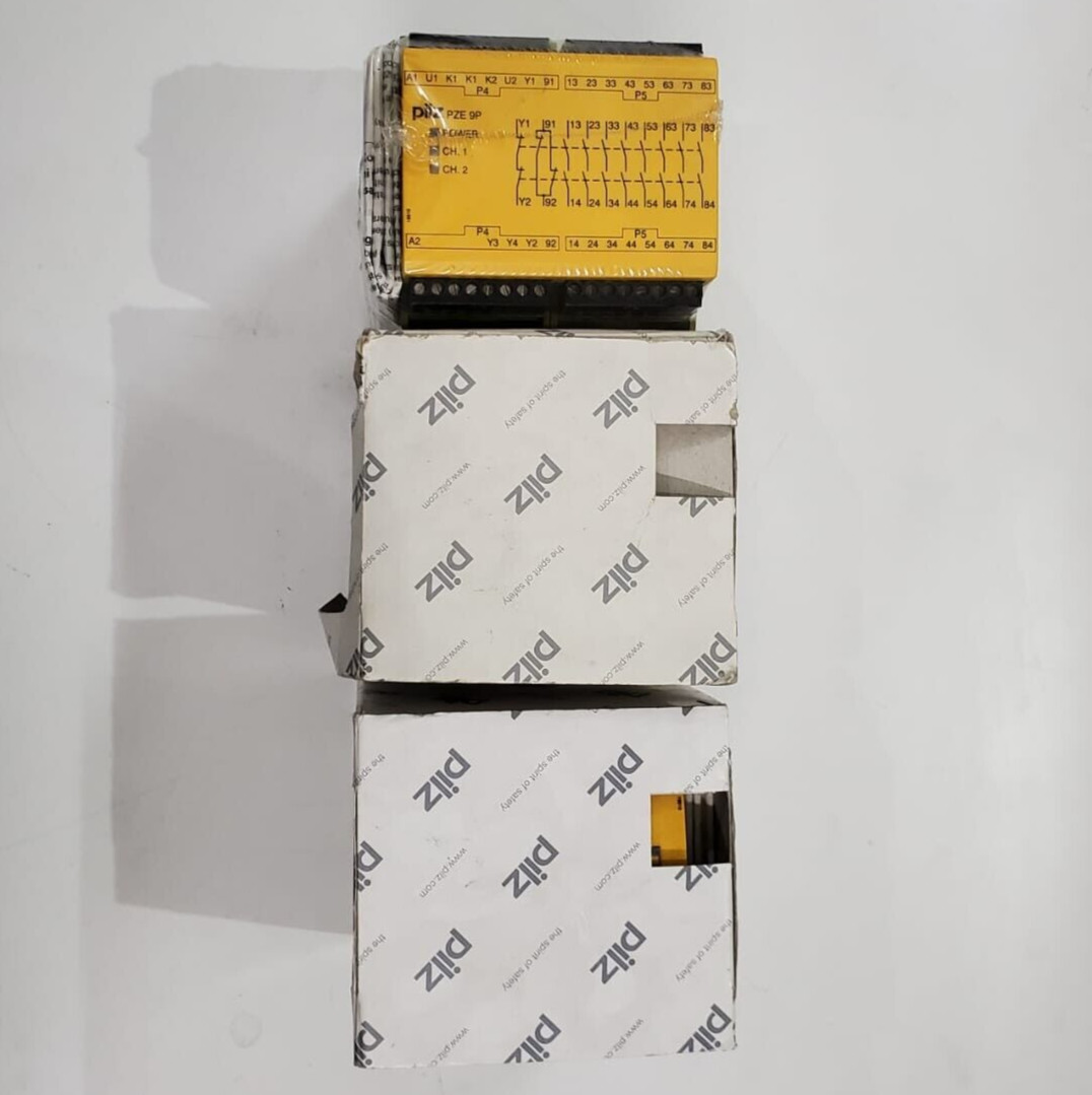 NEW PILZ 777140 Safety Relay PZE 9P 24VACDC 8n/o 1n/c GERMANY 1 PIECE