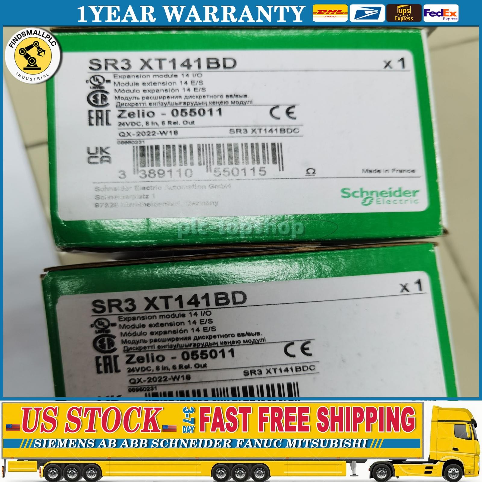 PLC Expansion Module SR3XT141BD New In Box Fast Ship
