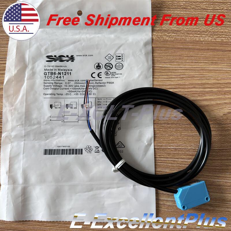 For Sick GTB6-N1211 10-30VDC Photoelectric Sensor Switch GTB6N1211 10-140mm