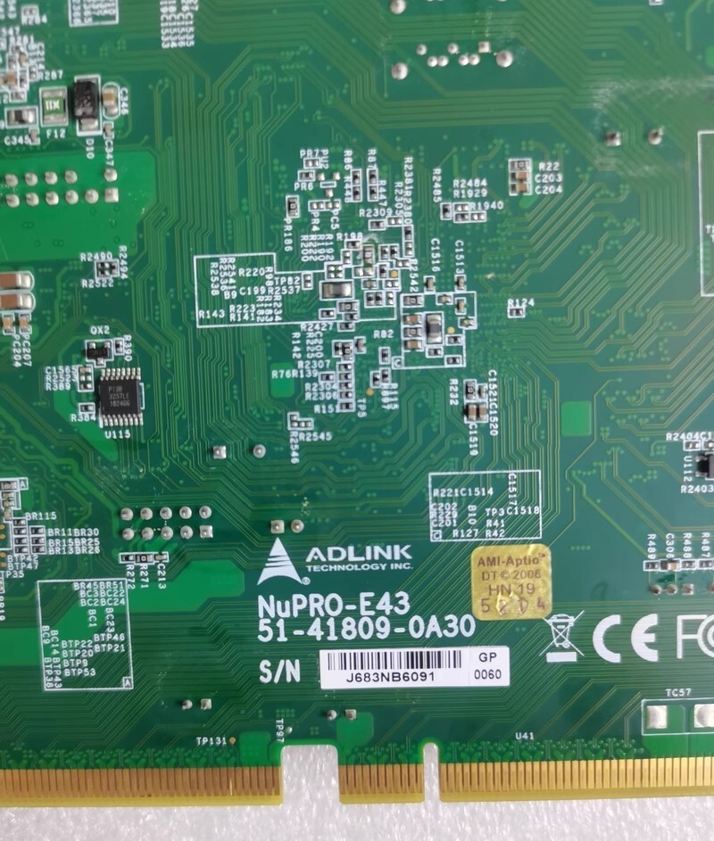 ADLINK NUPRO-E43 51-41809-0A30 industrial motherboard