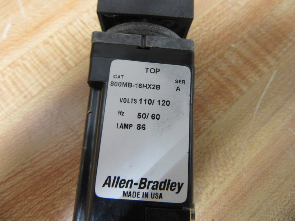 Allen Bradley 800MB-16HX2B Operator For Selector Switch W/800M-XA2 Red