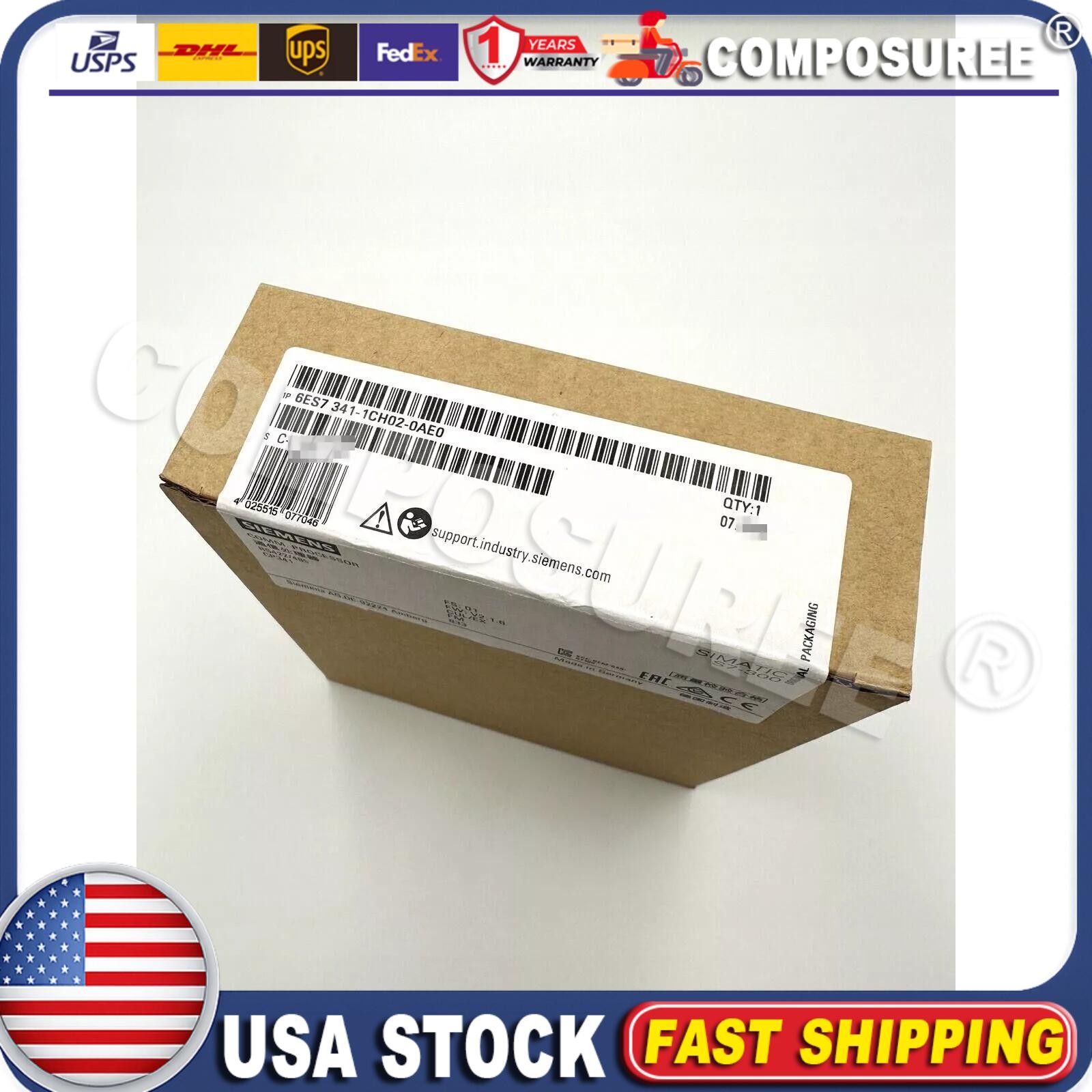 New Siemens S7-300 Communications processor 6ES7341-1CH02-0AE0 6ES73411CH020AE0