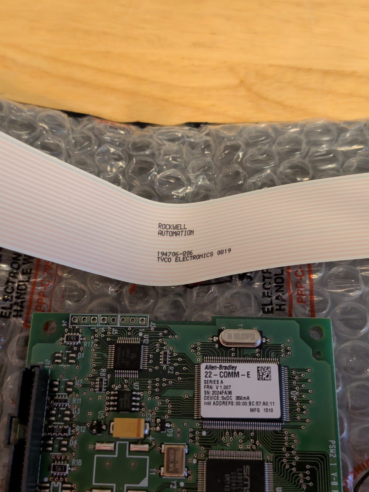 New Open/Missing Box AB 22-COMM-E SER A PowerFlex Ethernet/IP Comm Adapter US
