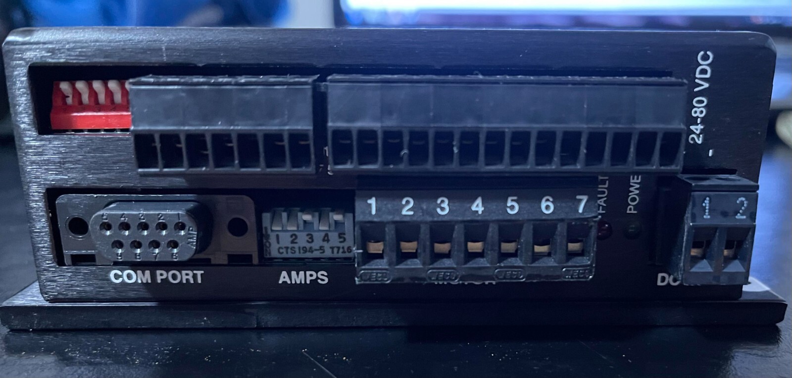 API Controls Microstep Intelligent Controller DM225I-1.6 24/80 VDC 5 Amp Used