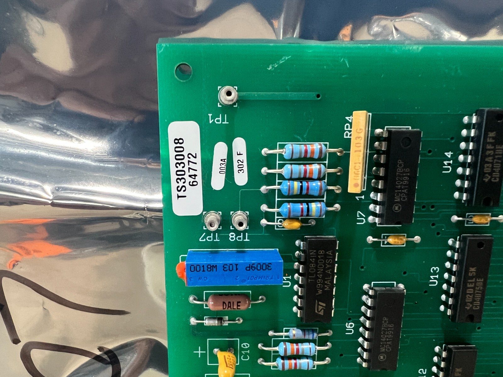 Exide A13A8HT, INV Gate Timing Module Board, 118302791-A, 101072973 Rev A