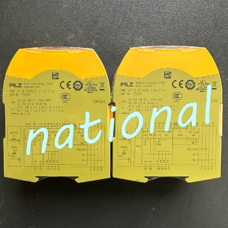 1pcs 750330 PNOZ s30 24-240VACDC 2 n/o 2 n/c Brand New DHL Express shipping
