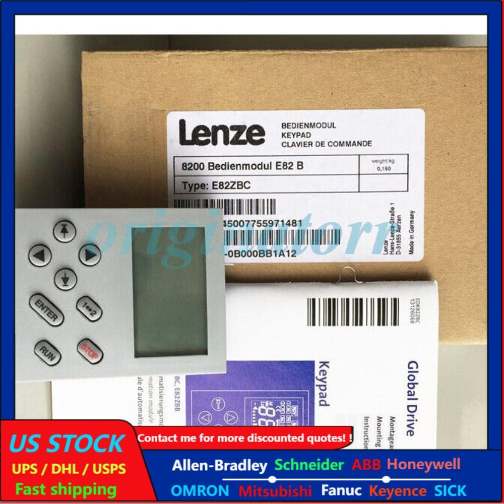 1PCS NEW LENZE E82ZBC KEY PAD OPERATOR PANEL IN BOX