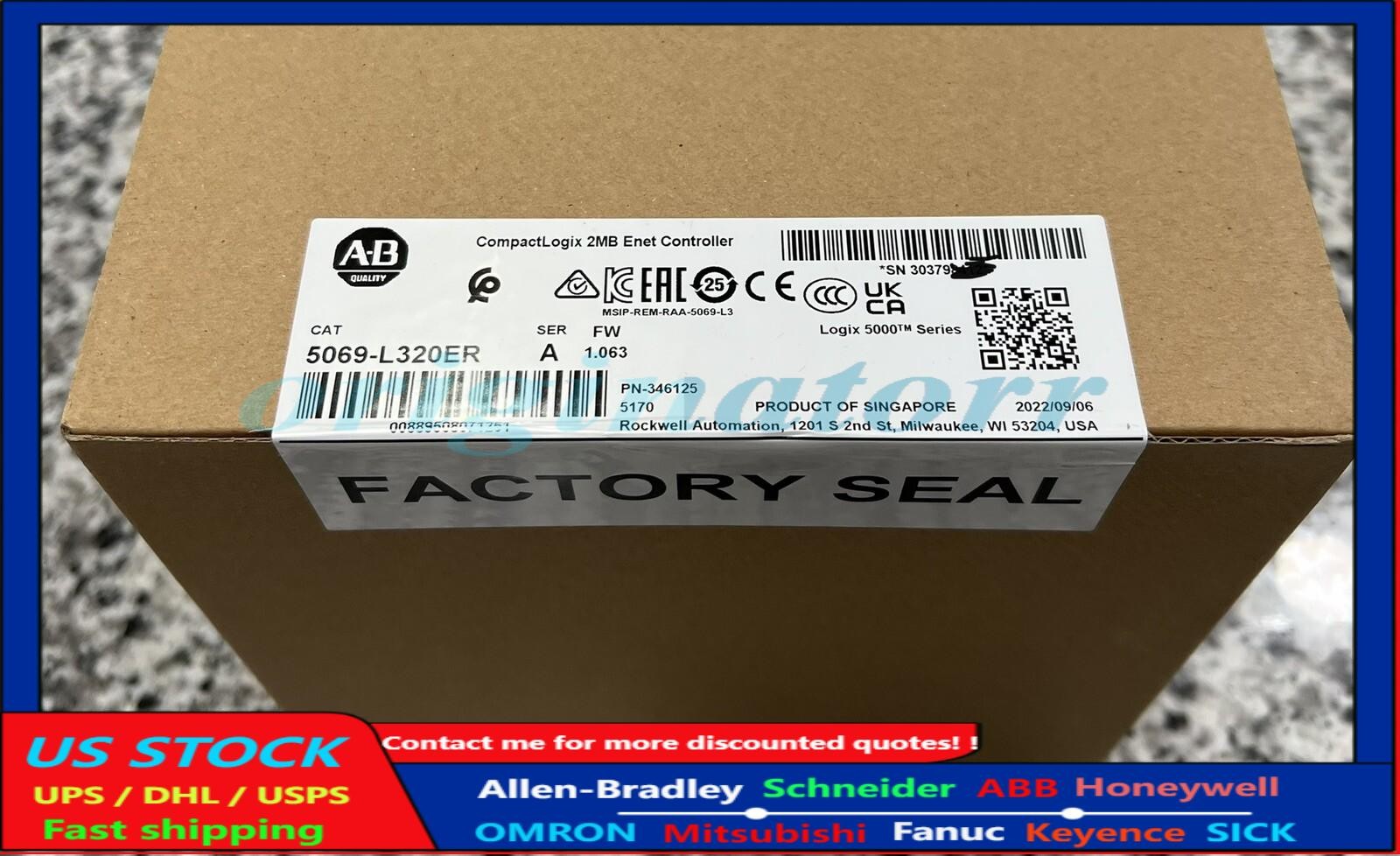 Allen-Bradley 5069-L320ER factory sealed surpl 5069L320ER US Free Tax