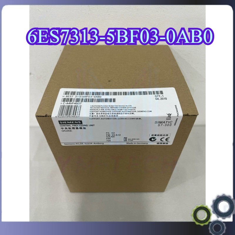 6ES7313-5BF03-0AB0 1PCS Siemens 6ES7313-5BF03-0AB0 CPU MODULE 6ES7 313-5BF03-0AB