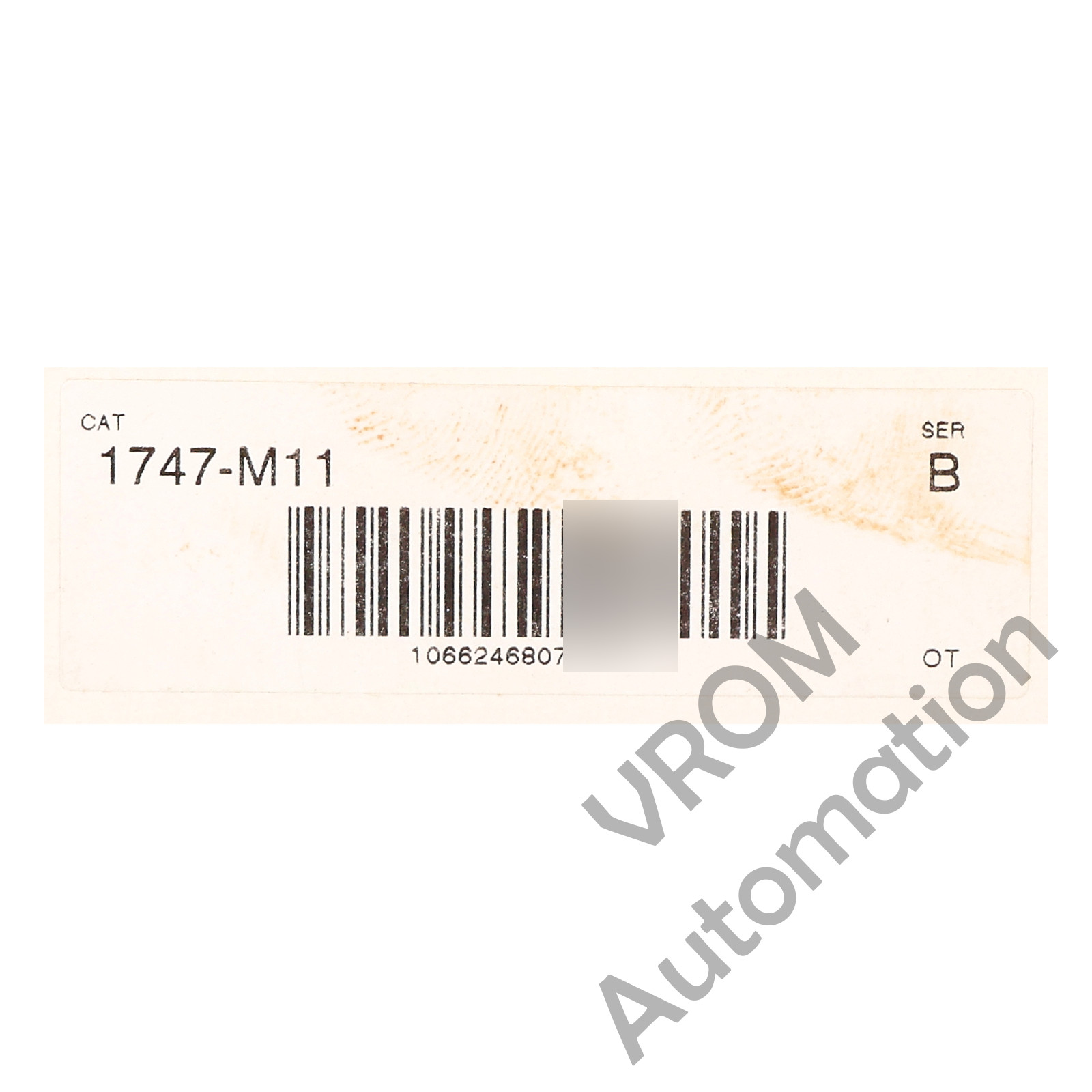 Surplus Allen Bradley 1747-M11 /B MEMORY MODULE 32K EPROM SLC500