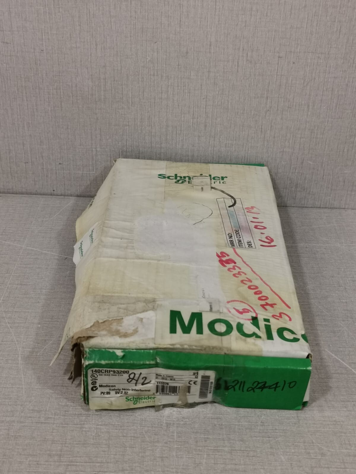 SCHNEIDER ELECTRIC 140CRP93200 PV.09/ SV 2.02 RIO HEAD-END ADAPTOR MODULE