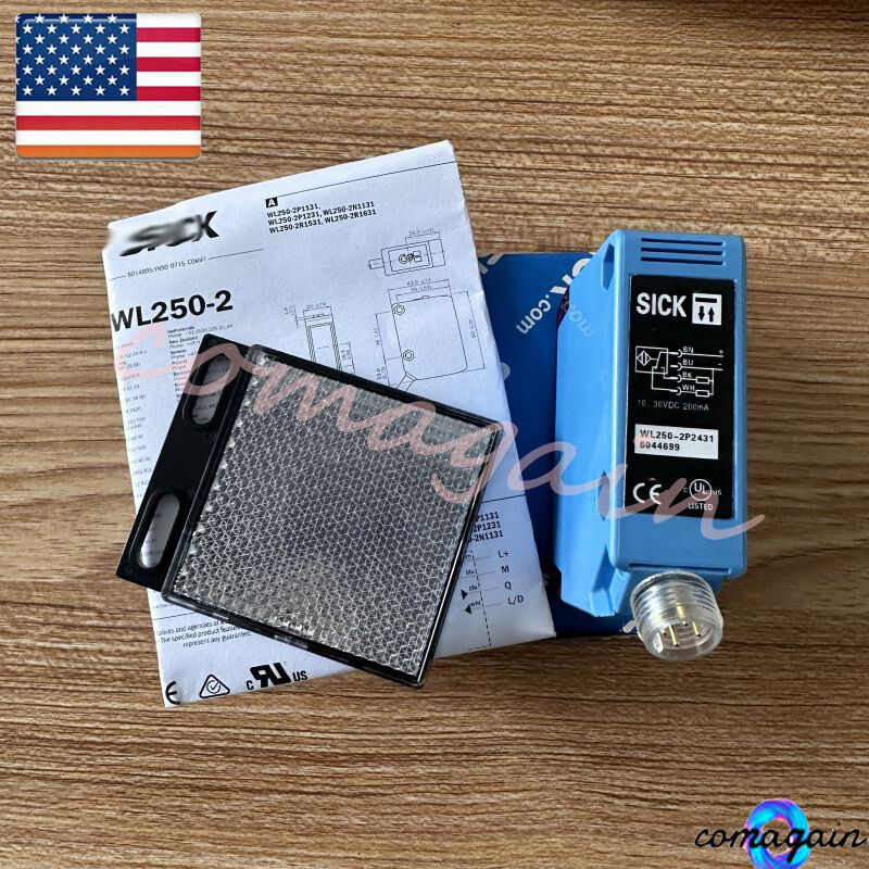 For SICK WL250-2P2431 Photoelectric Retro-reflective Sensor Replace WL250-P430
