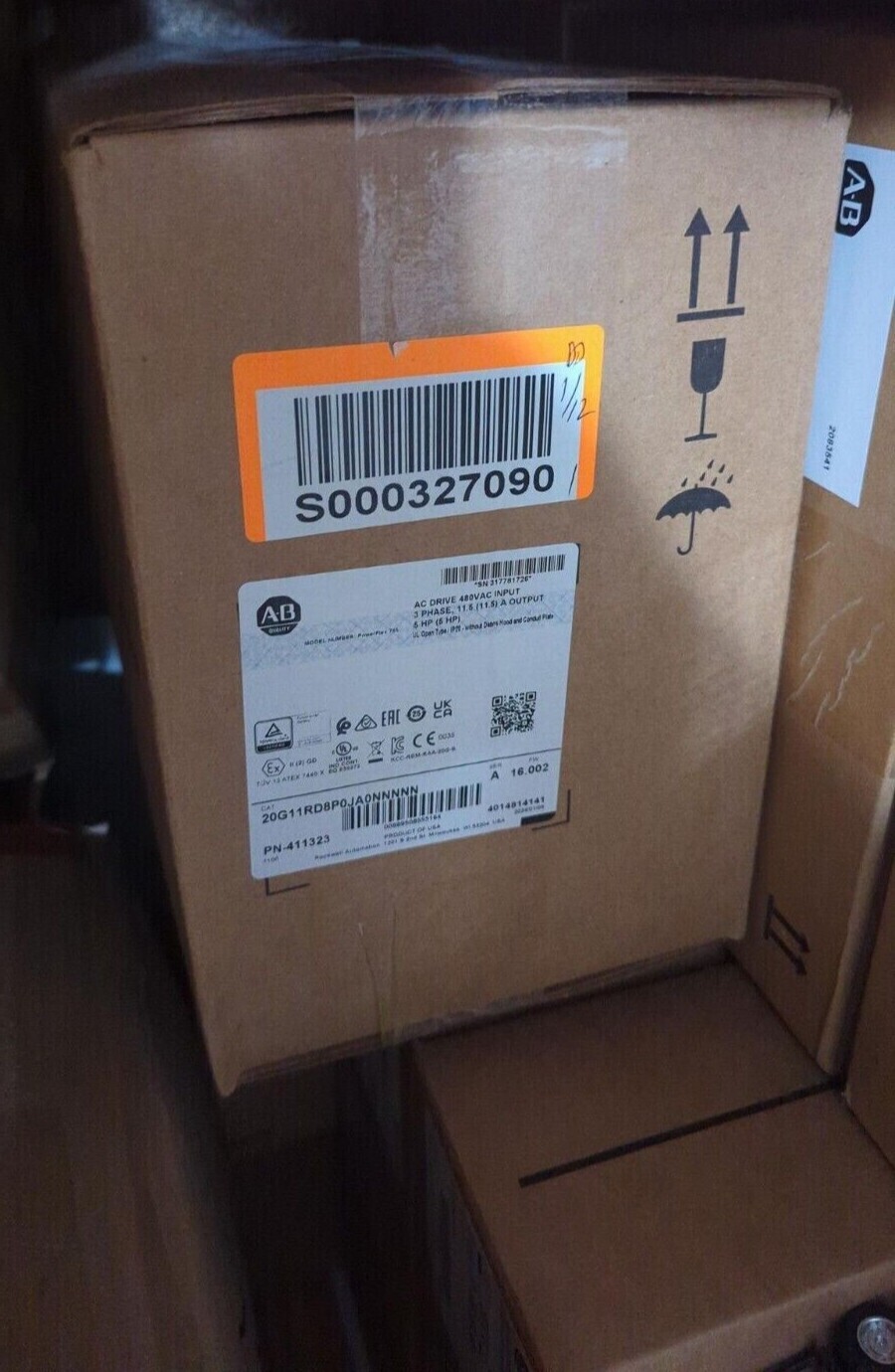 AB 20G11RD8P0JA0NNNNN 5HP Powerflex 755 Drive Genuine PLC 1PC US