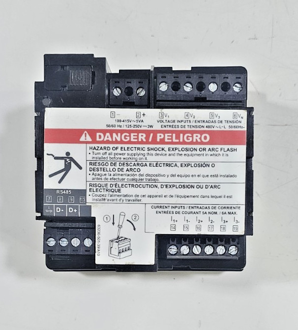 SCHNEIDER ELECTRIC POWER LOGIC PM210 POWER METER PM210MG 100-415VAC 50/60Hz @03