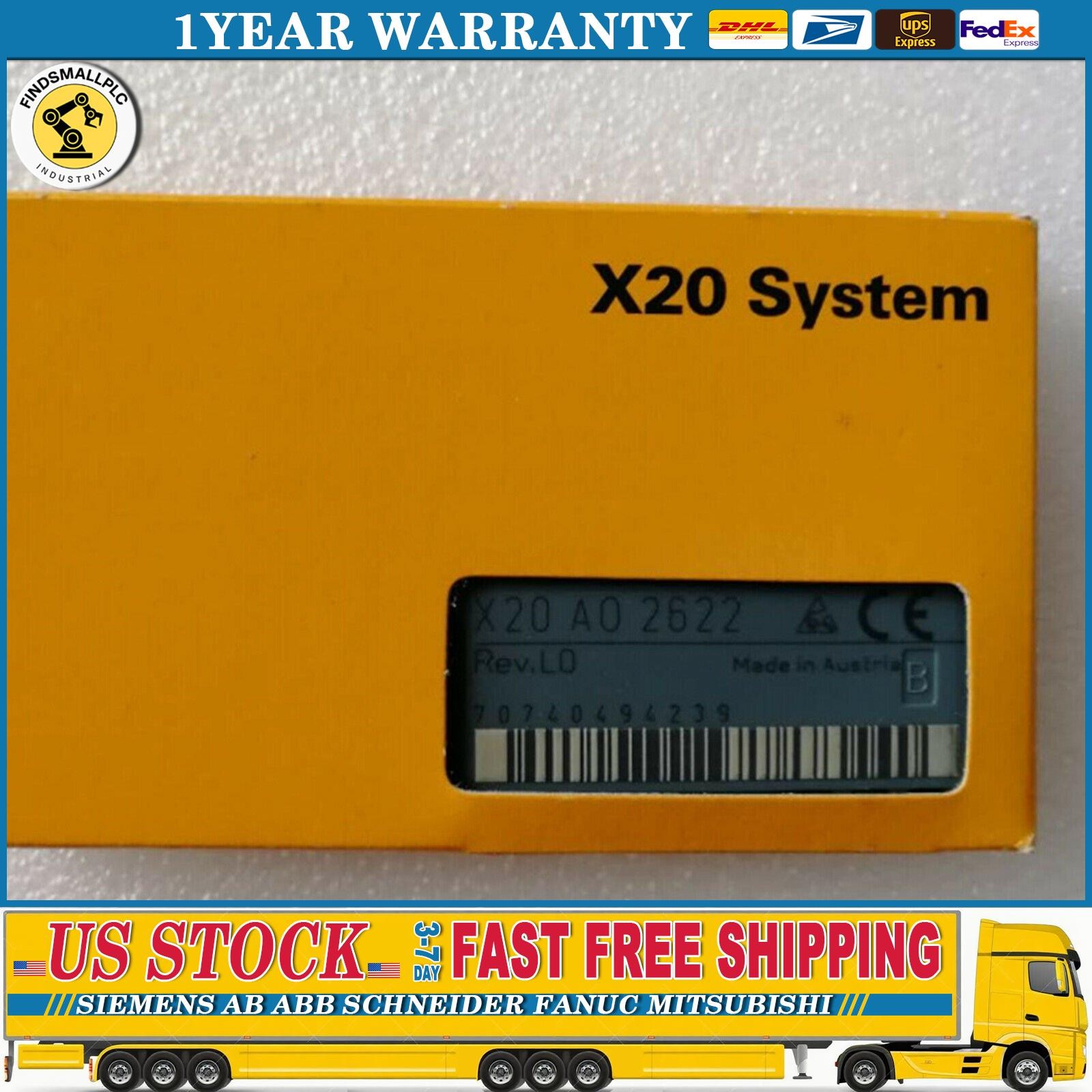 1PC B&R X20 AO 2622 PLC Module New X20AO2622 In Box Expedited Shipping