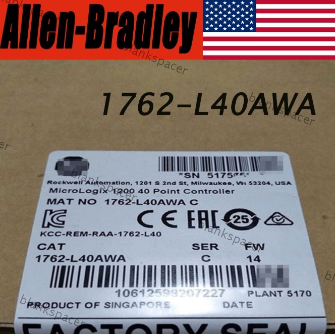New AB 1762-L40AWA Micrologix 1200 Controller Module Ser C PLC 1PC US