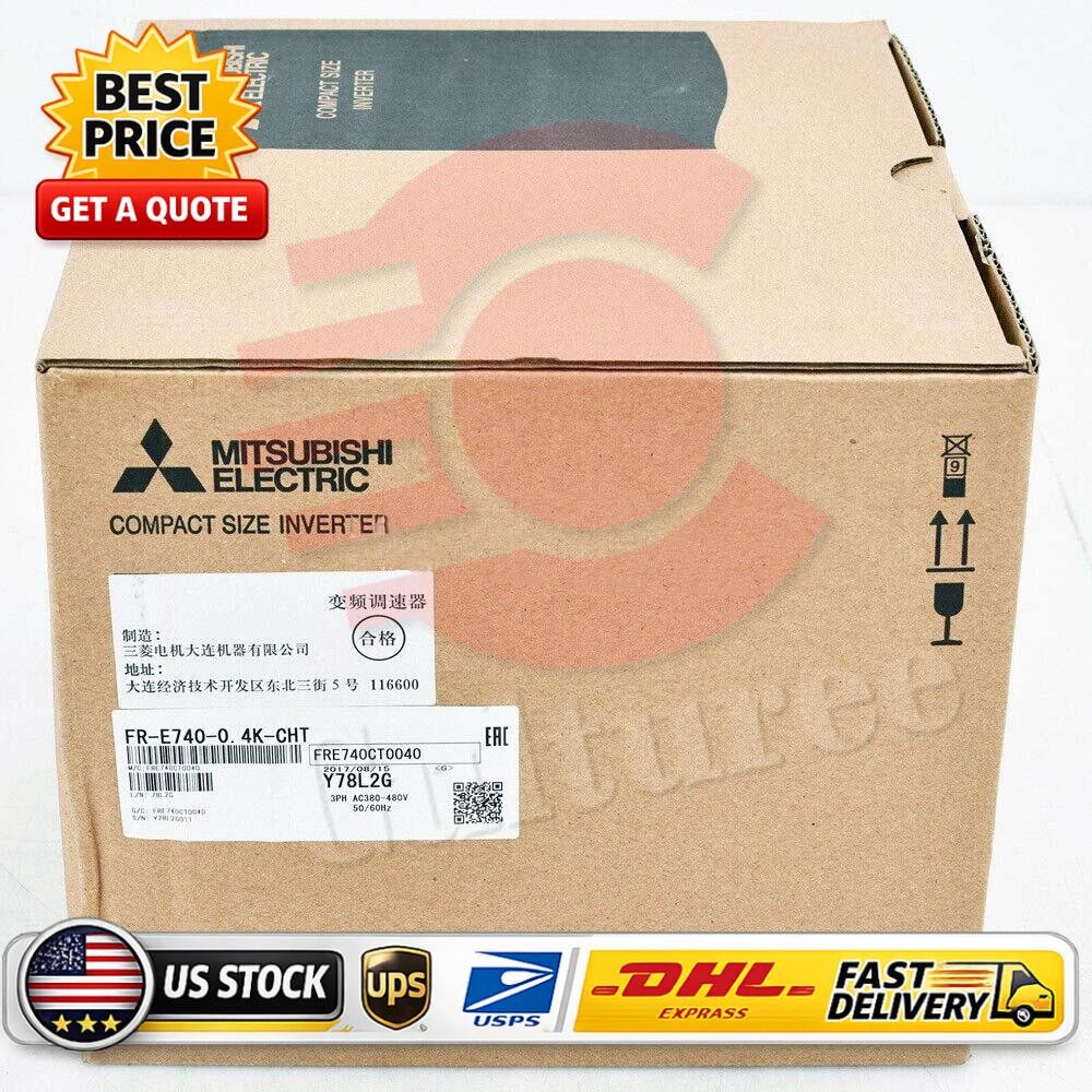 FR-E740-0.4K-CHT NEW NEW MITSUBISHI COMPACT FREQUENCY INVERTER PLC MODULE