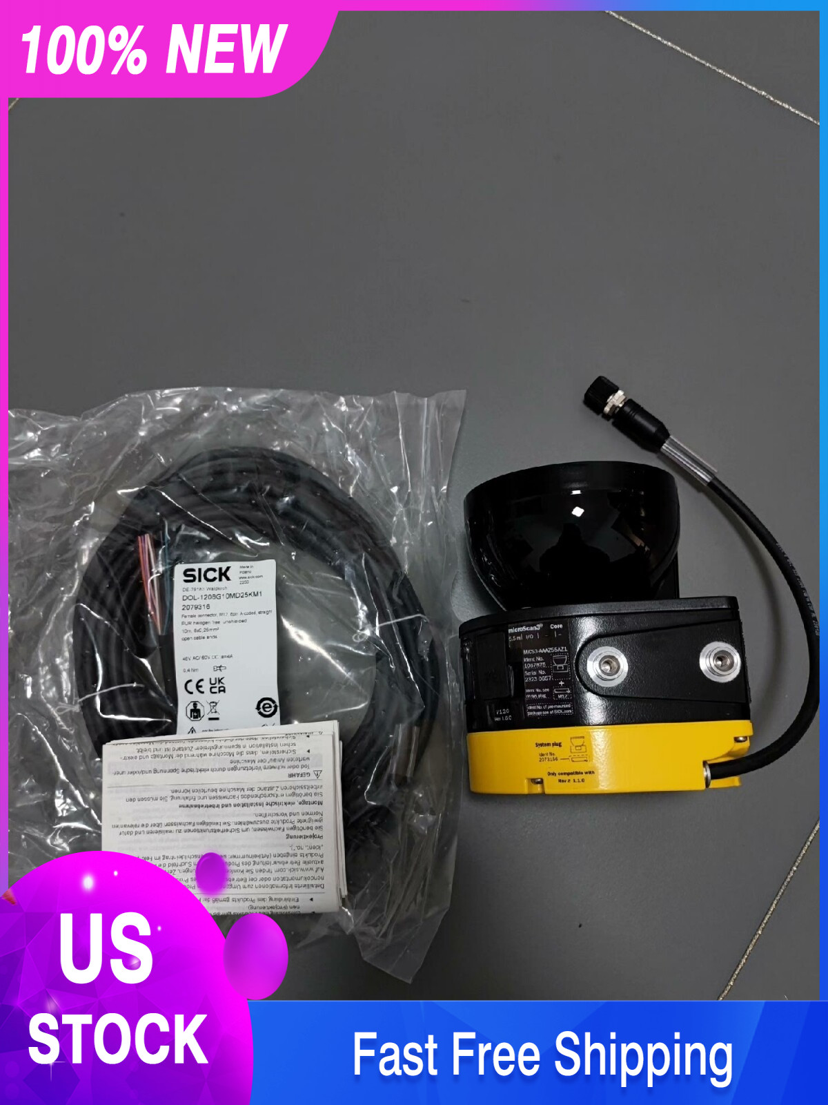 One Sick MICS3-AAAZ55AZ1P01 laser scanner New MICS3AAAZ55AZ1P01