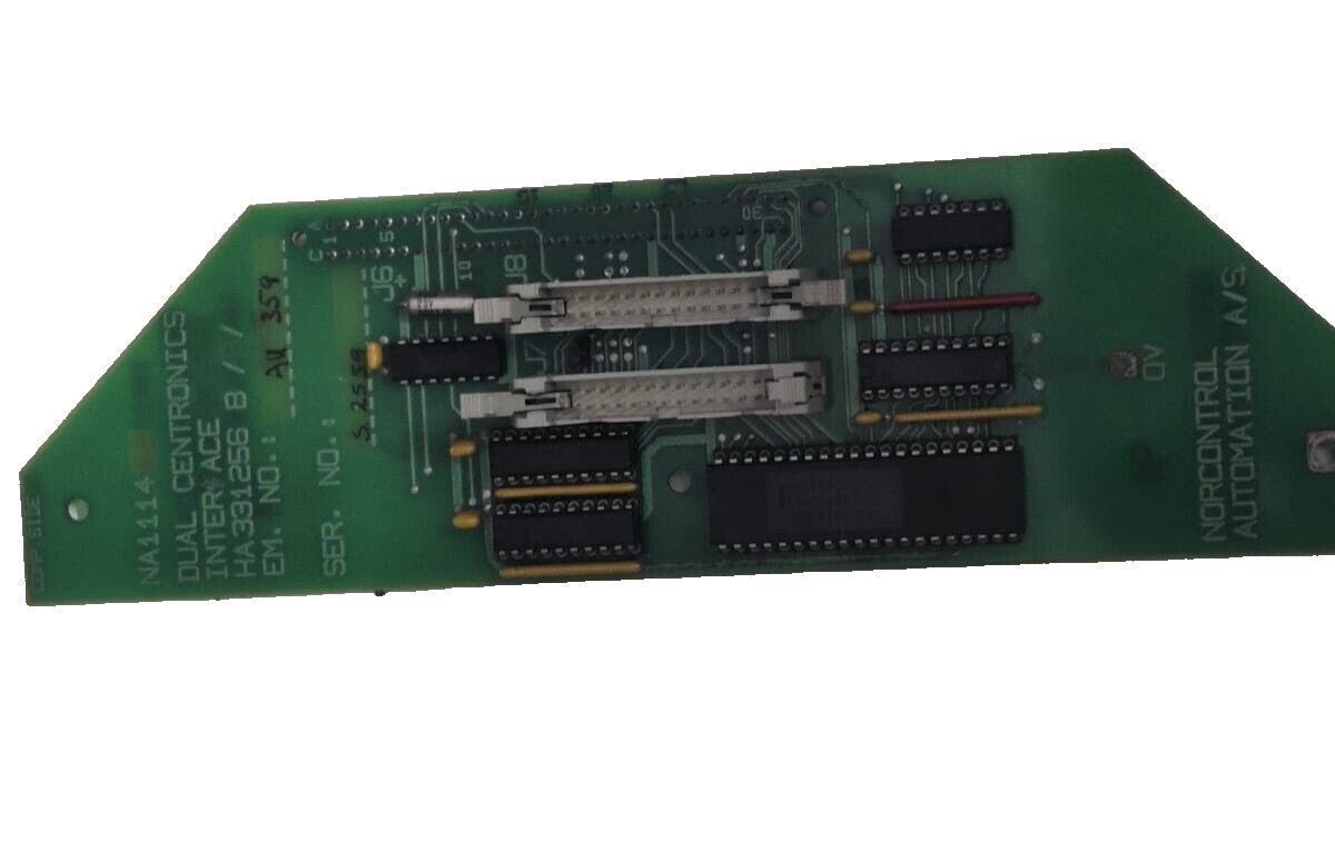 Norcontrol NA1114 Dual Centronics Interface Board HA 331256 B/B/