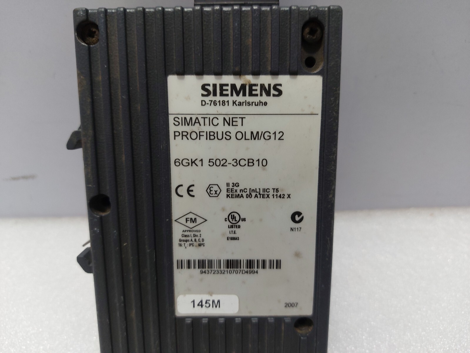 Siemens 6GK1502-3CB10 Simatic Net Profibus OLM/G12 Module