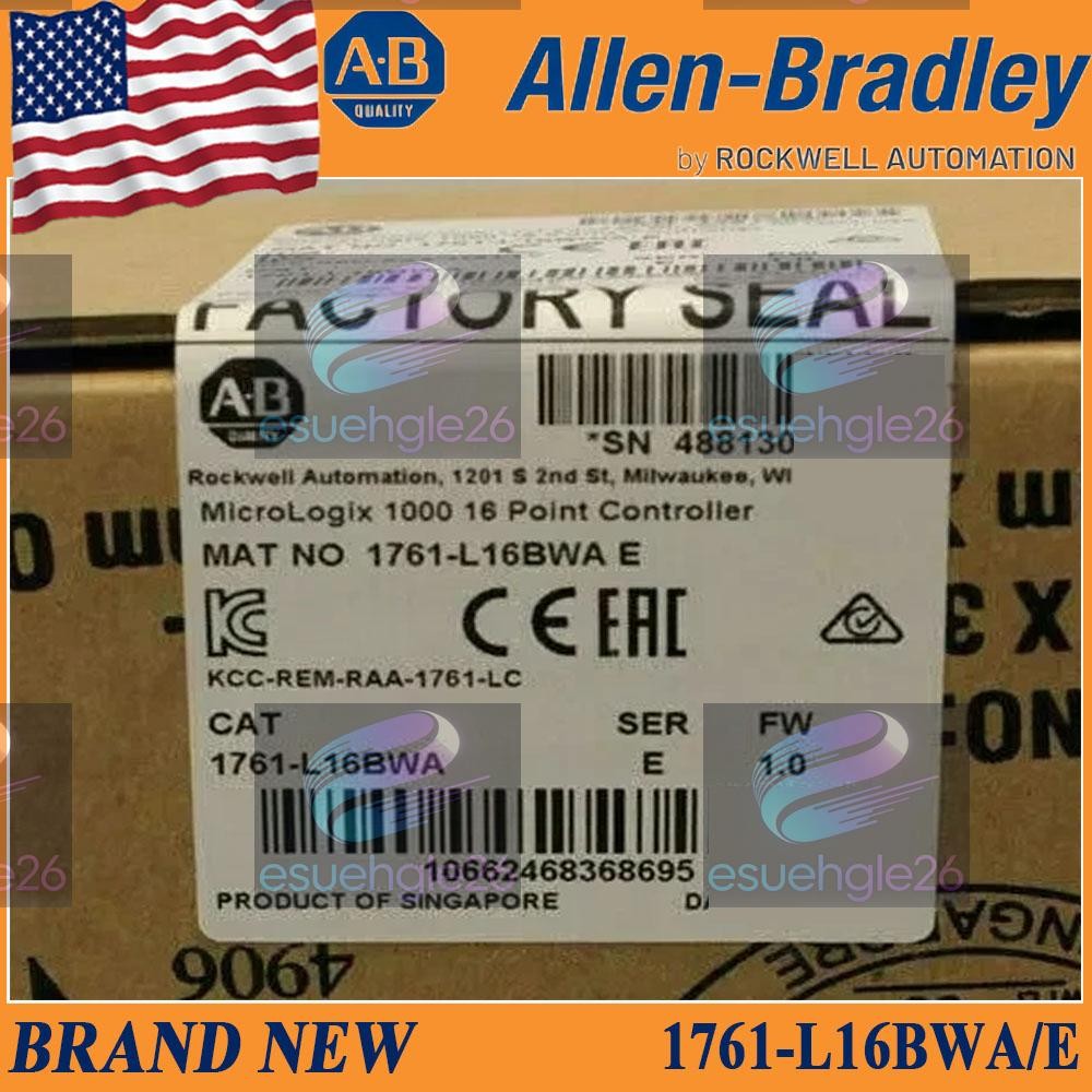 PLC-AB 1761-L16BWA/E MicroLogix 1000 16 Point Controller 1761L16BWA – NEW
