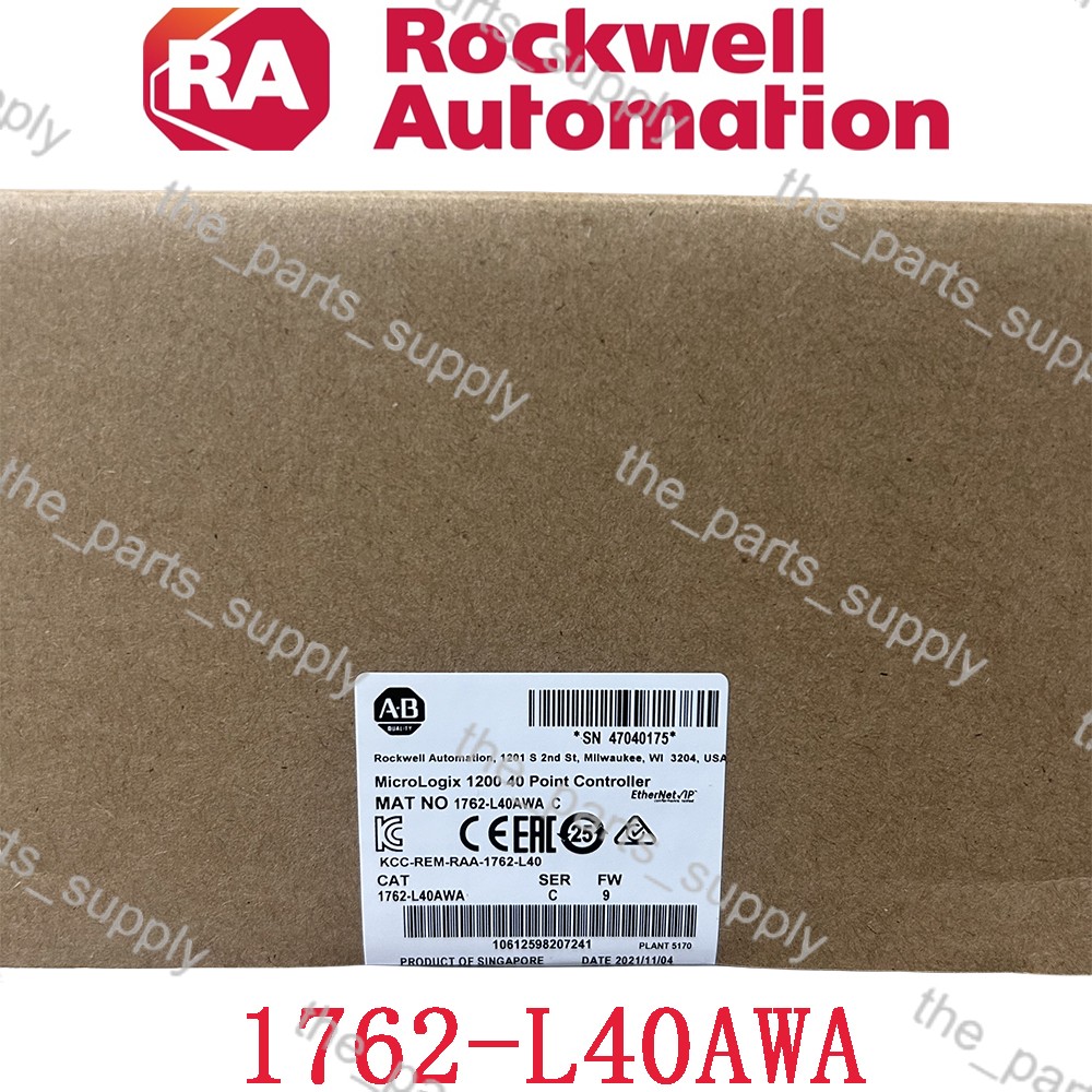 1PC New 1762-L40AWA 1762L40AWA MicroLogix 1200 40 Piont Controller Free Shipping