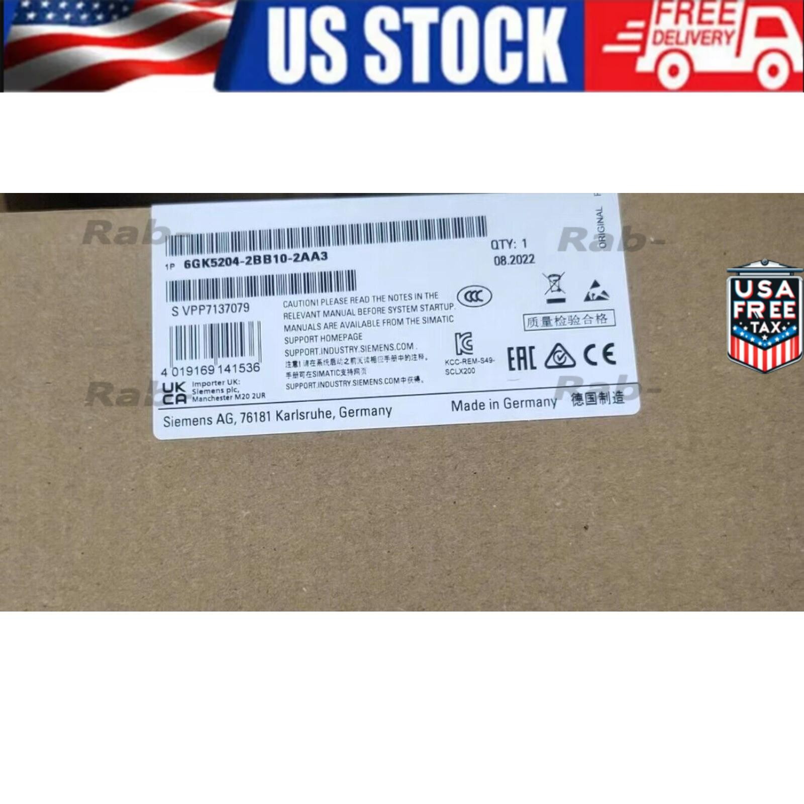 New Siemens 6GK5204-2BB10-2AA3 6GK52042BB102AA3 power supply