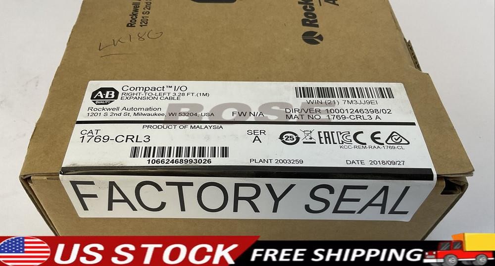 ALLEN BRADLEY 1769-CRL3 SER A DIR/VER 10001246398/02 RIGHT TO LEFT 3.28FT EXPANS