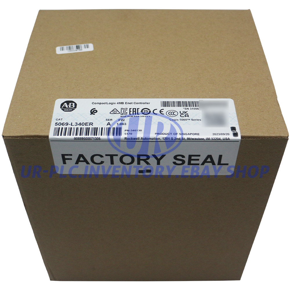 New Allen Bradley 5069-L340ER CompactLogix 4 MB User Memory Controller