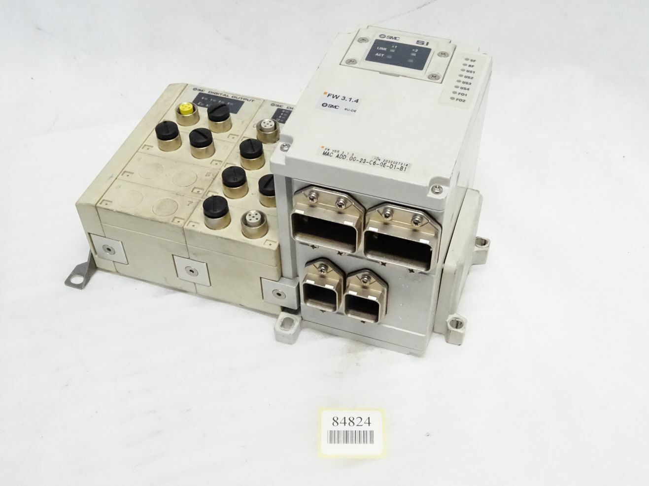 SMC Bus Module EX245-SPR1-X165 + Block EX245-DY1-X37 + Input Block EX245-DX1-X36