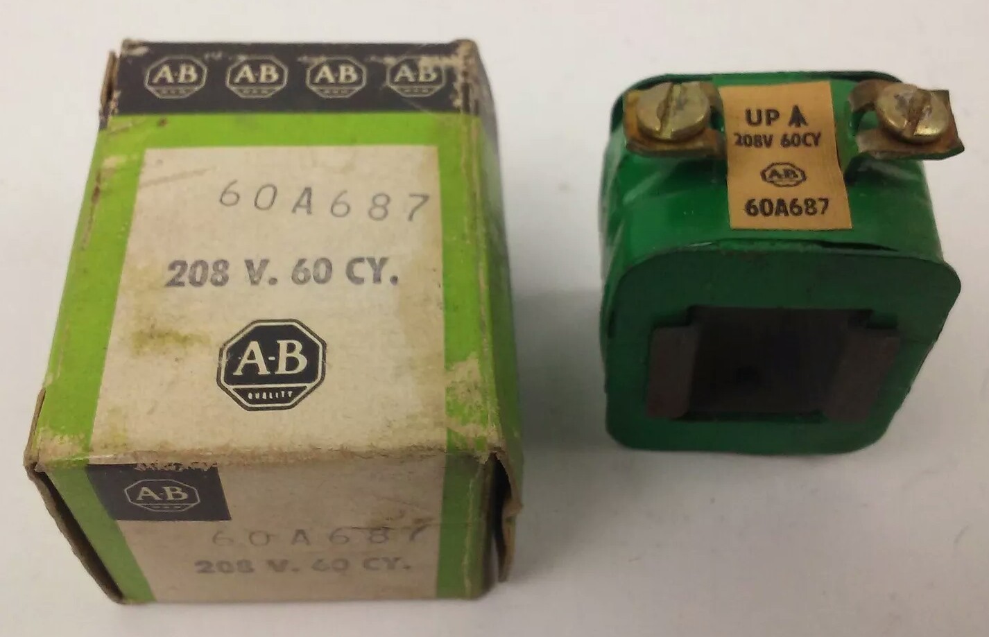 ALLEN BRADLEY 60A687, COIL, 208V @ 60HZ, RENEWAL PARTS