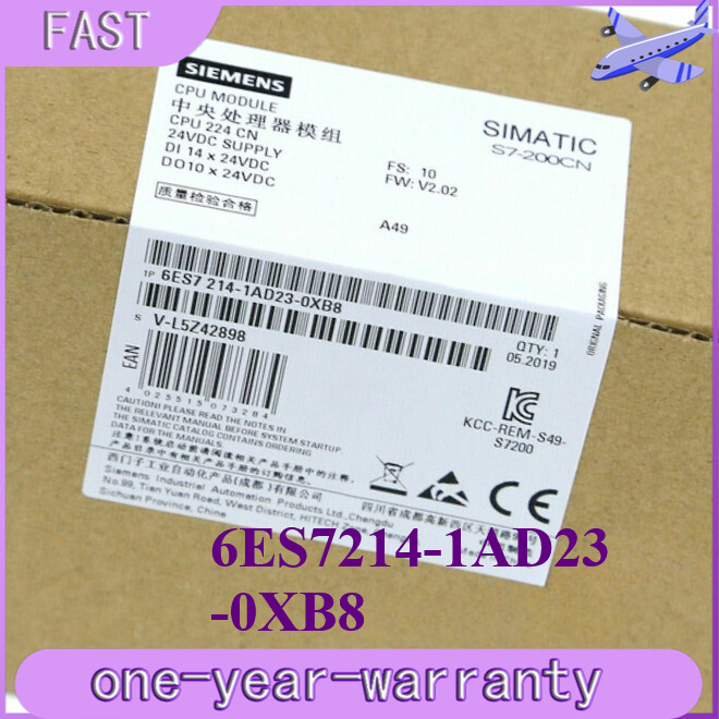 6ES7214-1AD23-0XB8 6ES7 214-1AD23-0XB8 New in Box Siemens Cpu Module Fast Ship