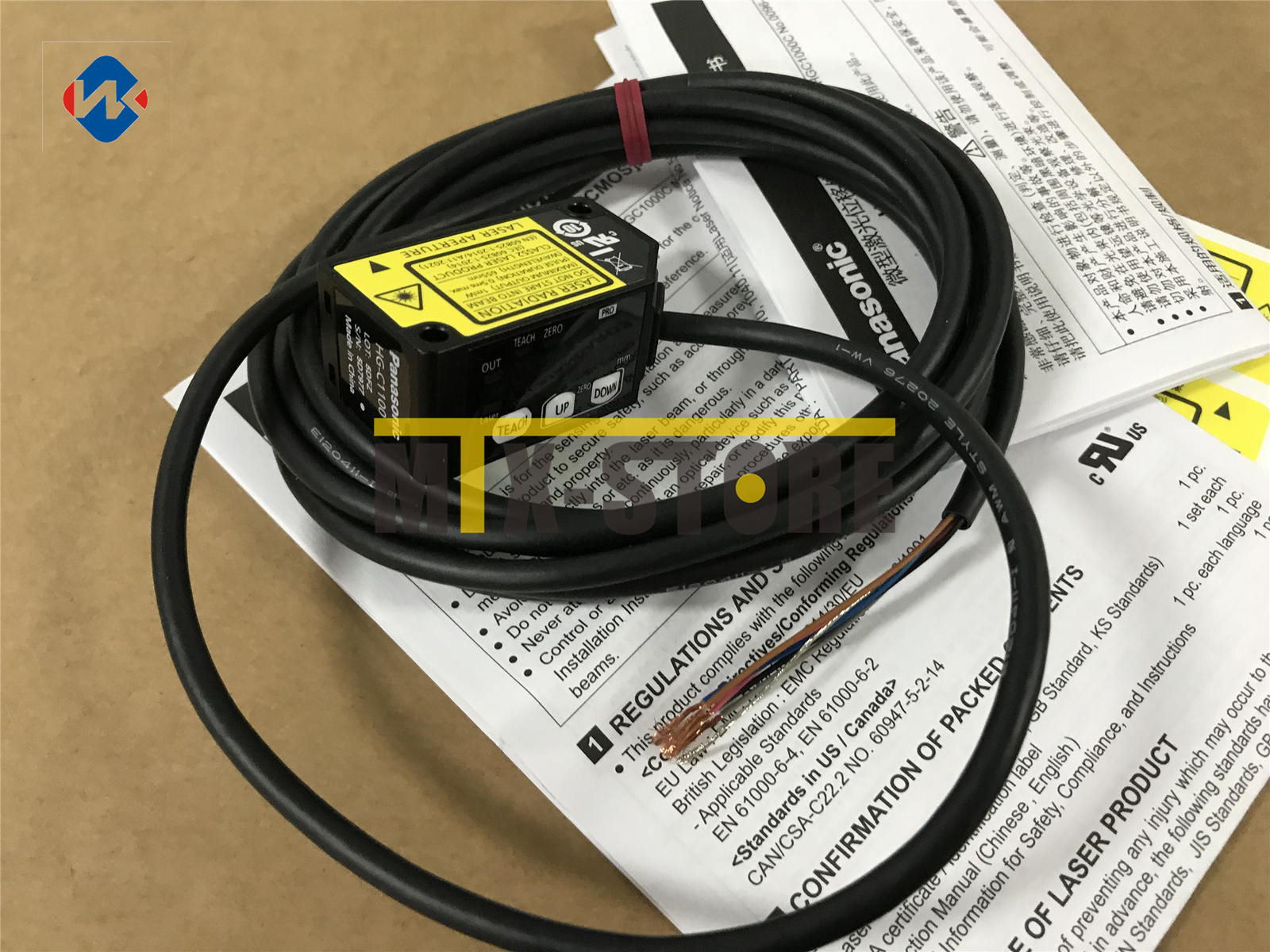 1pcs New Laser Displacement Sensor HG-C1100