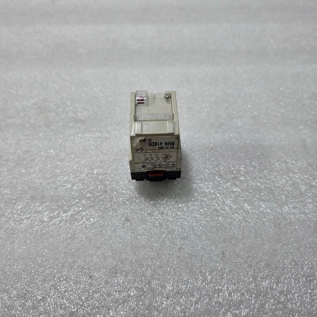 TELEMECANIQUE RHN 416DE INDUSTRIAL PLUG-IN CONTROL RELAY — 48 V AC COIL, 4PDT, 5