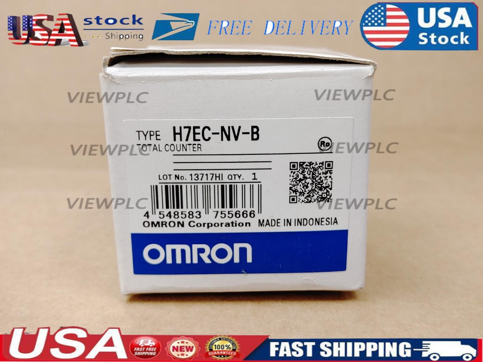 OMRON Total Counter H7EC-NV-B US Free TAX