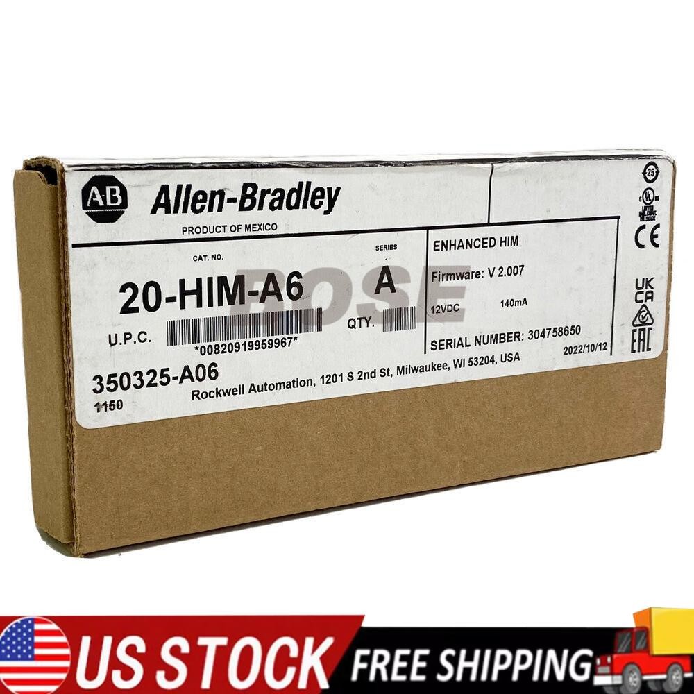 Allen Bradley 20-HIM-A6 PowerFlex HIM FW V 2.007 USA US Free Tax