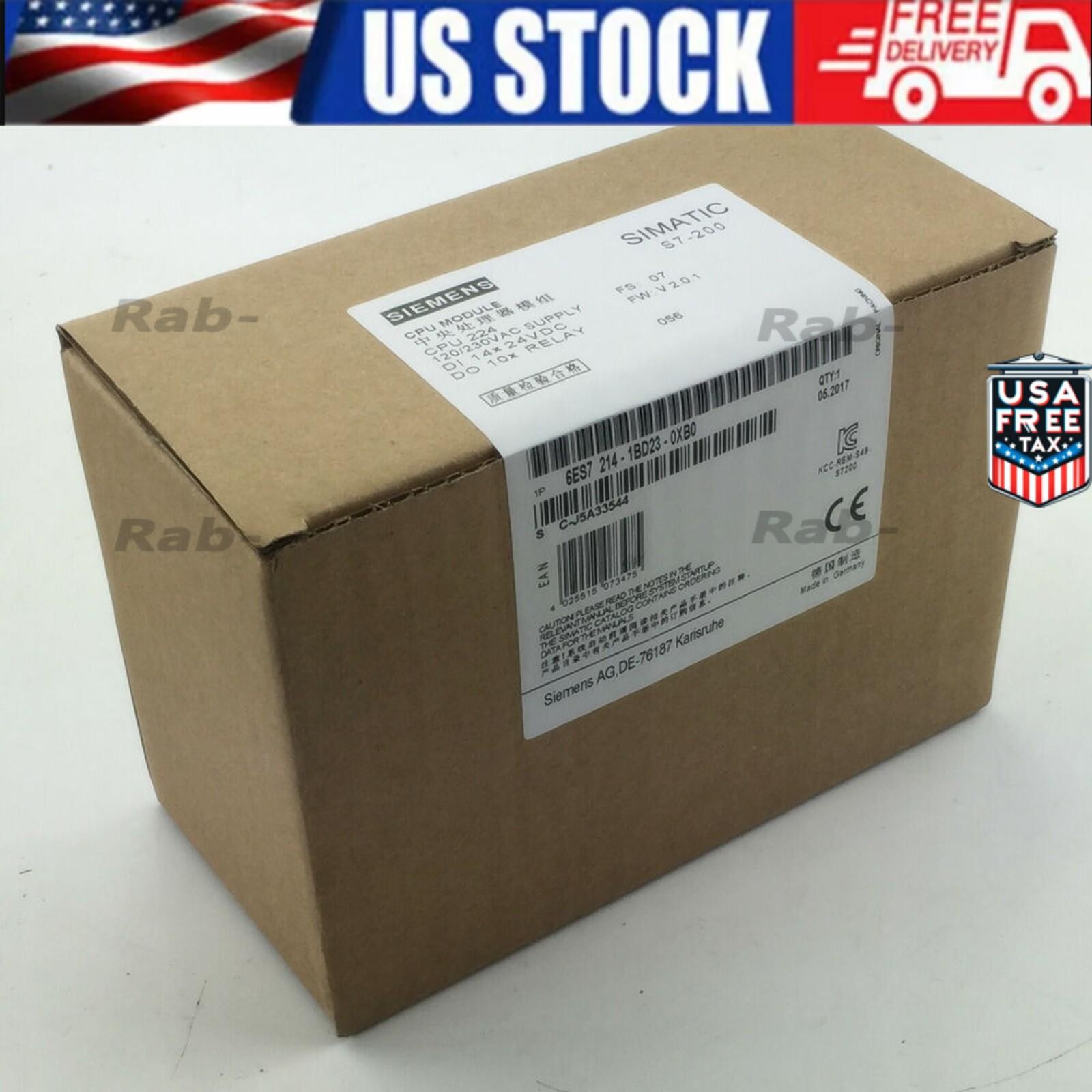 NEW SIEMENS 6ES7 214-1BD23-0XB0 6ES7214-1BD23-0XB0 CPU Module Made In Germany