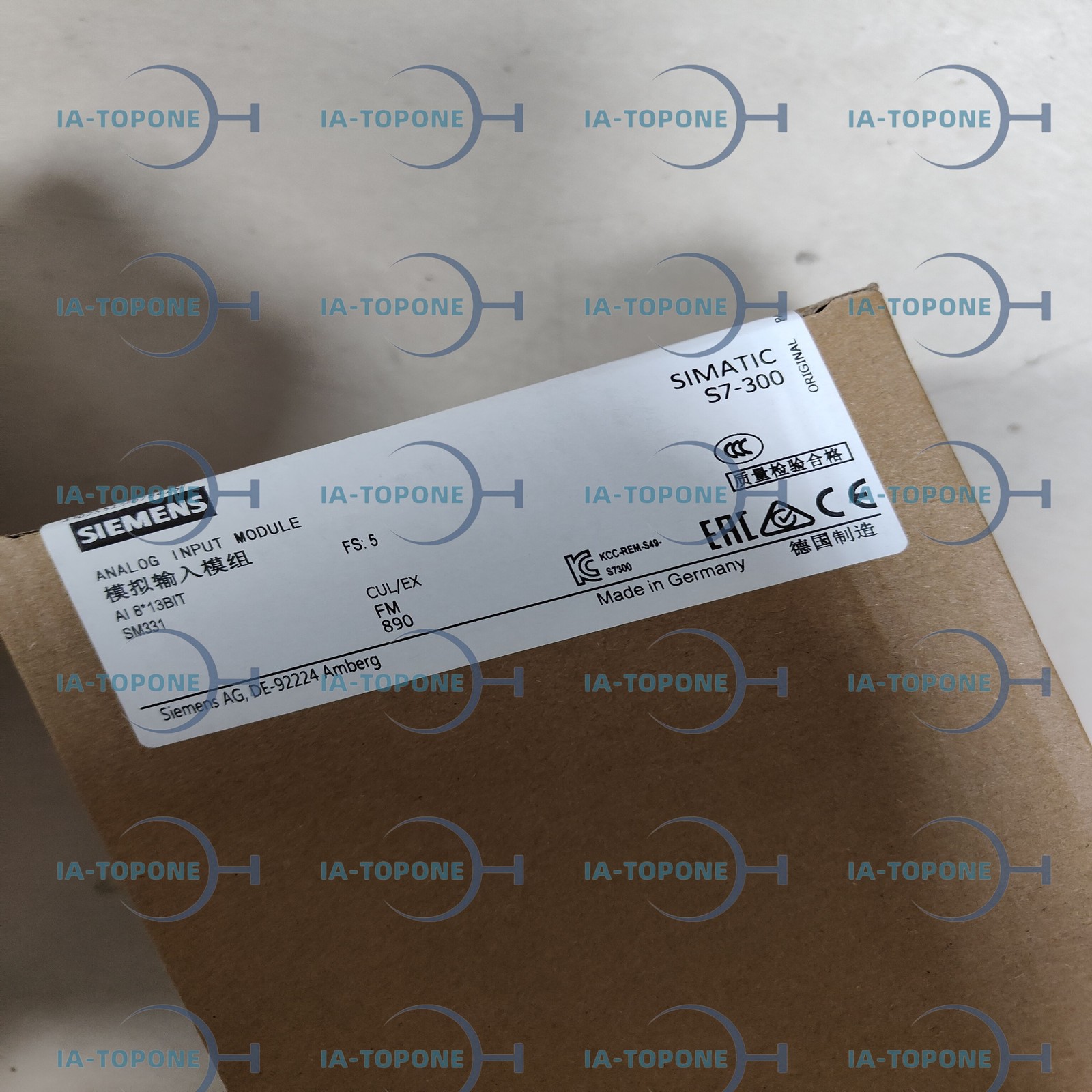 1PC NEW Siemens 6ES7331-1KF01-0AB0 With 1 Year warranty