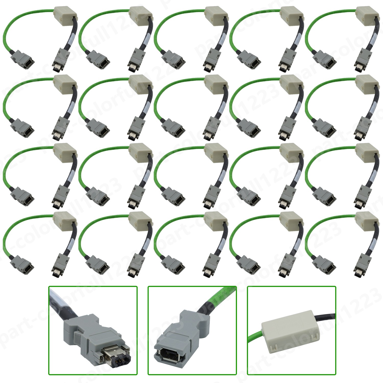 20PCS NEW Servo Motor Encoder Cable JZSP-CSP12-E For 0.5M