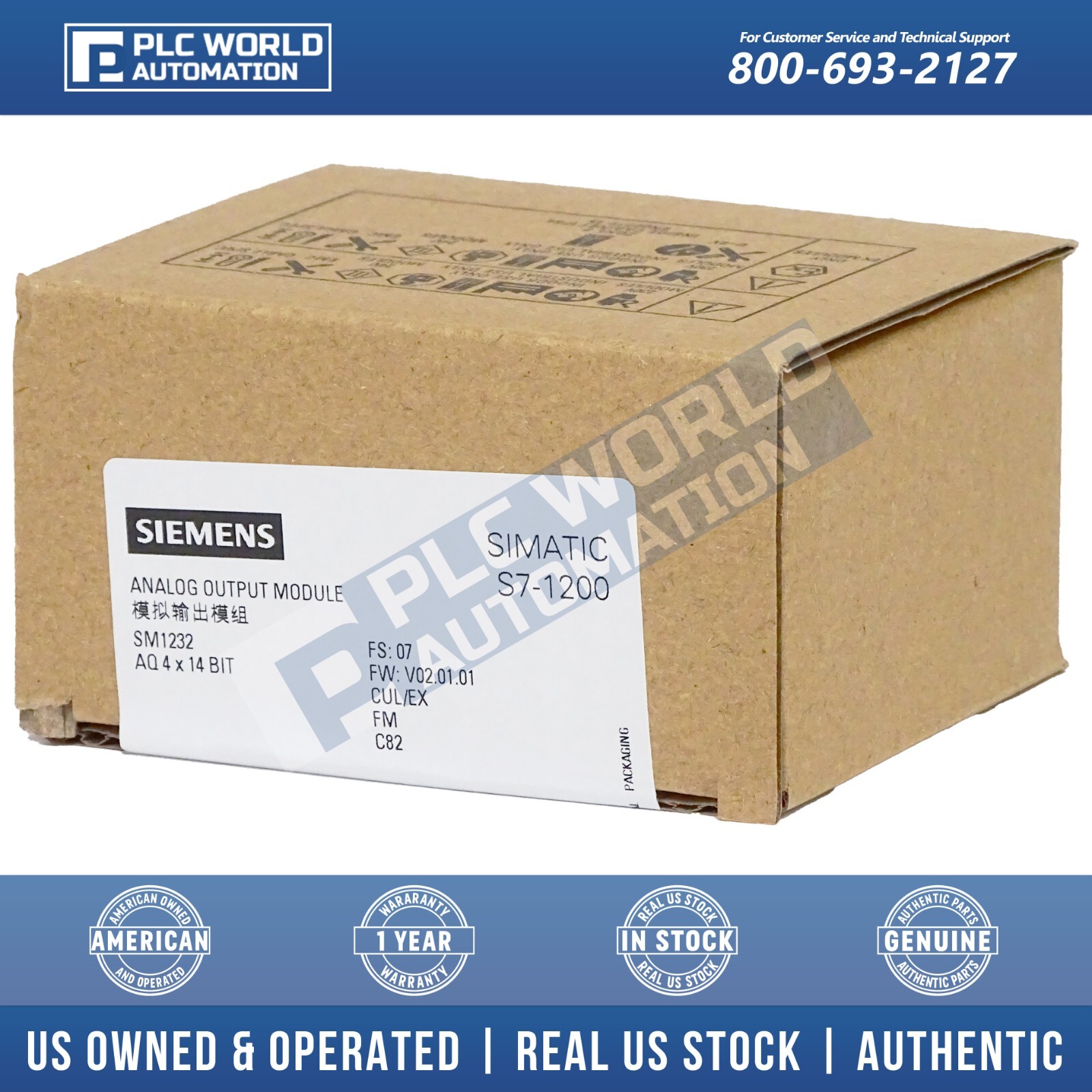 6ES7232-4HD32-0XB0 | 6ES7 232-4HD32-0XB0 Siemens SM1232, New Sealed, 2 Year Wty