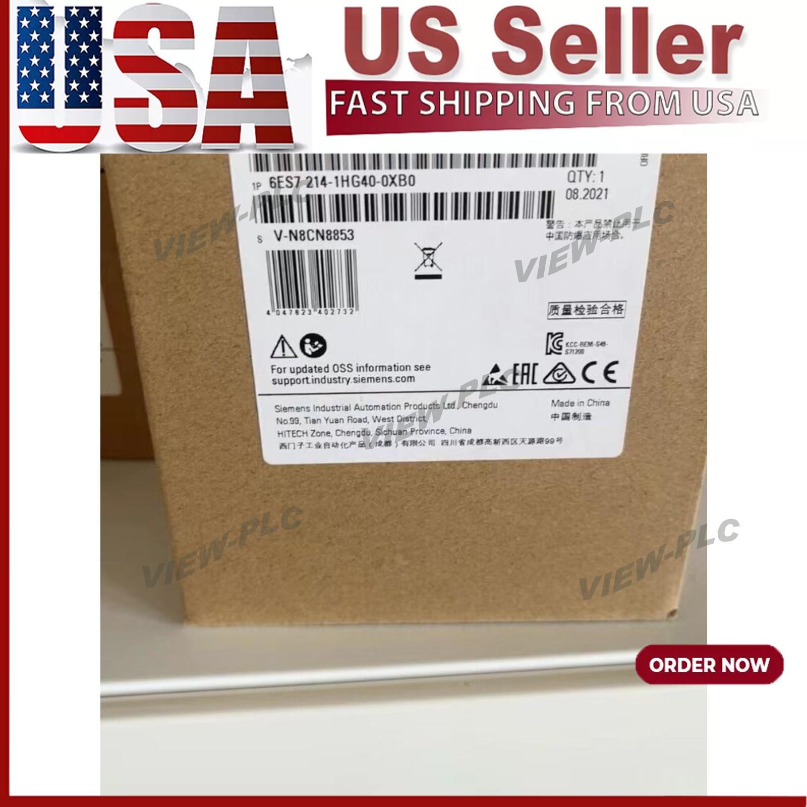 New Siemens 6ES7214-1HG40-0XB0 6ES72141HG400XB0 SIMATIC S7-1200 CPU 1214C