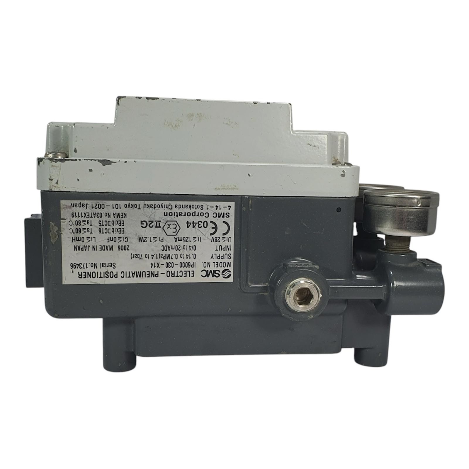 SMC IP6000 ELECTRO PNEUMATIC POSITIONER IP6000-030-X14