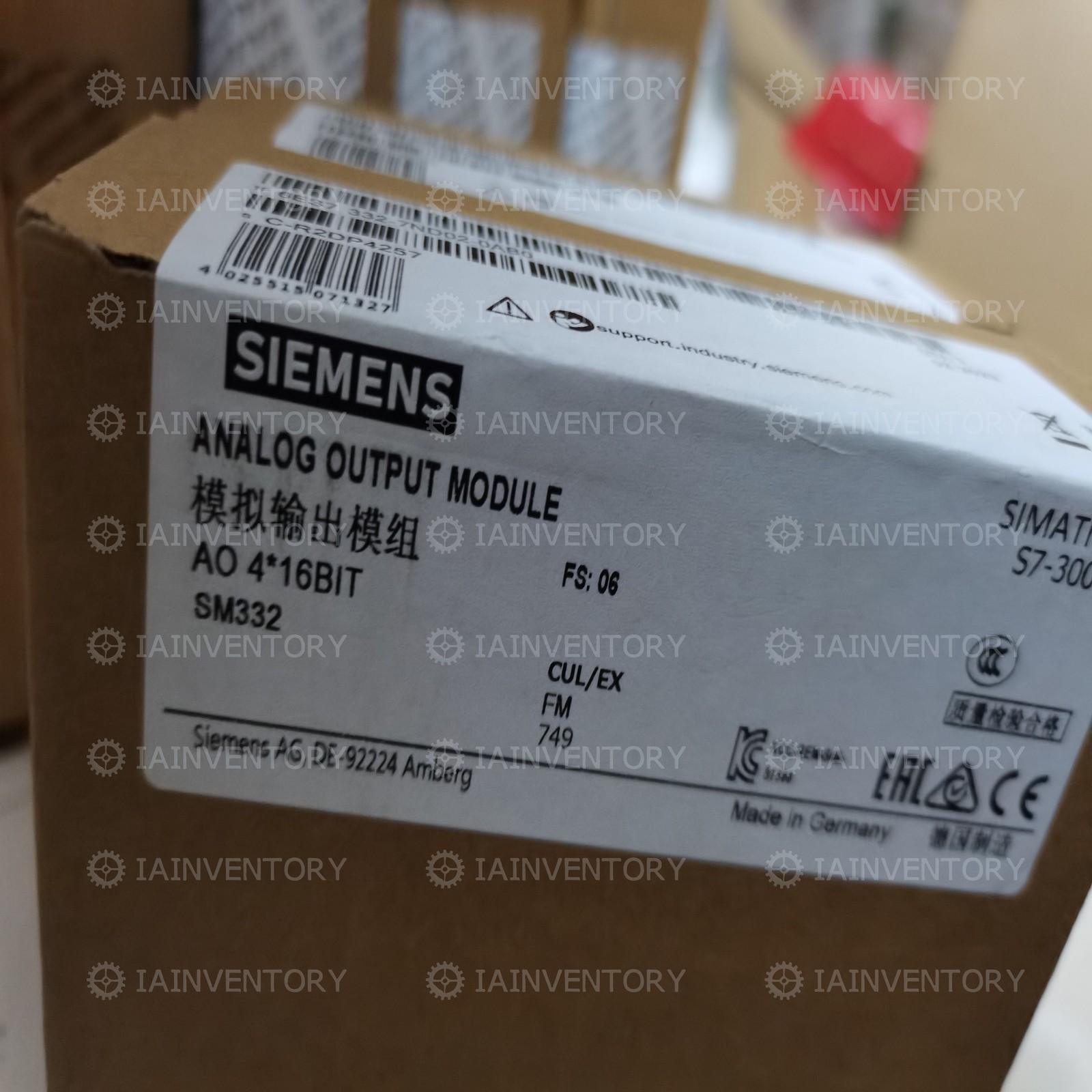 NEW Siemens 6ES7332-7ND02-0AB0 With Warranty US Stock 1 PC Fast Shipping