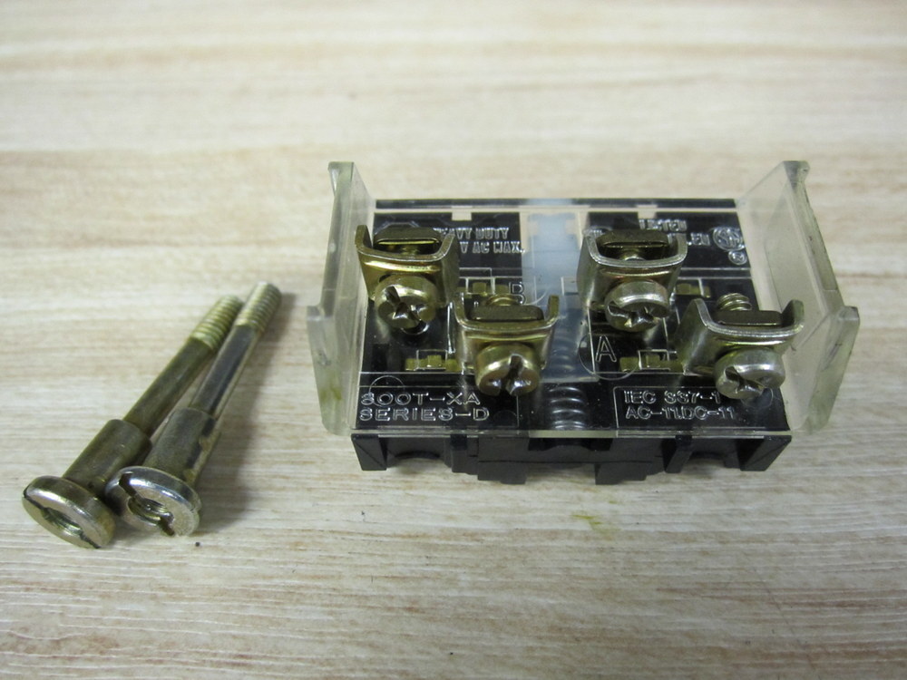 Allen Bradley 800T-XA Block 800TXA W/Hardware (Pack of 6)