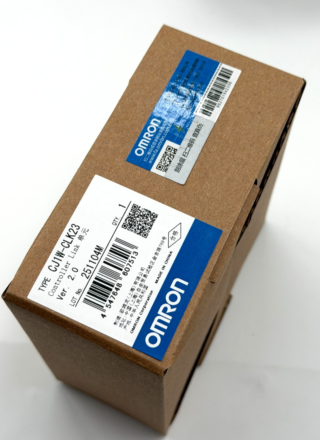 1× OMRON CJ1W-CLK23 Controller Link Unit CJ1WCLK23