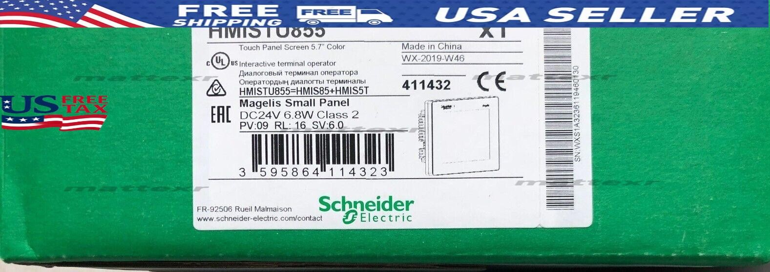 HMISTU855 SND HMI HMISTU855 Touch Screen HMISTU855 HMISTU855 US Free TAX