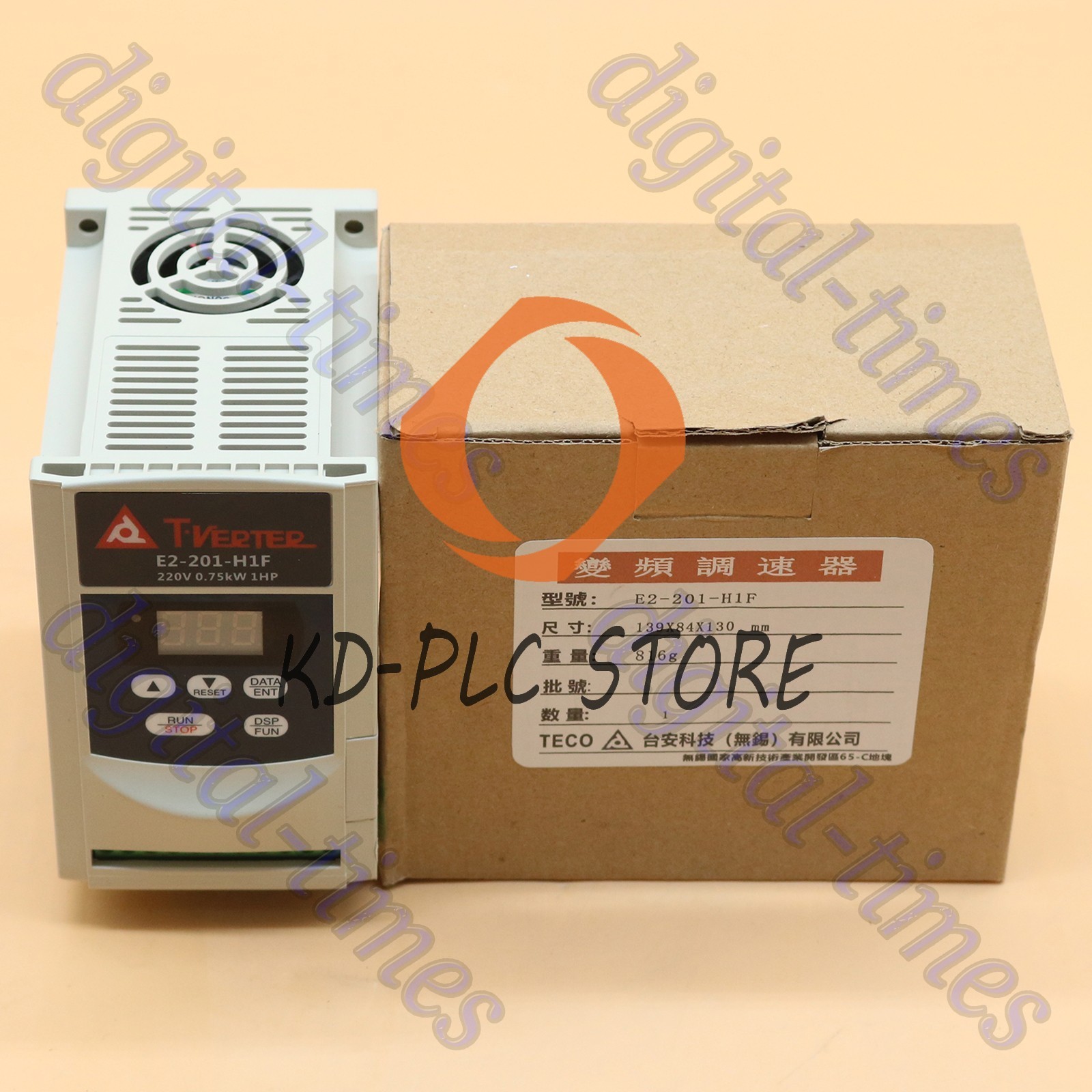 New TECO INVERTER E2-201-H1F E2201H1F 1PCS