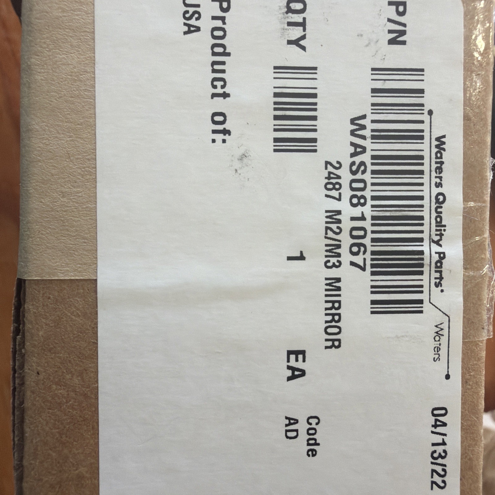 1PC Brand New Waters WAS081067 M2/M3 Reflector