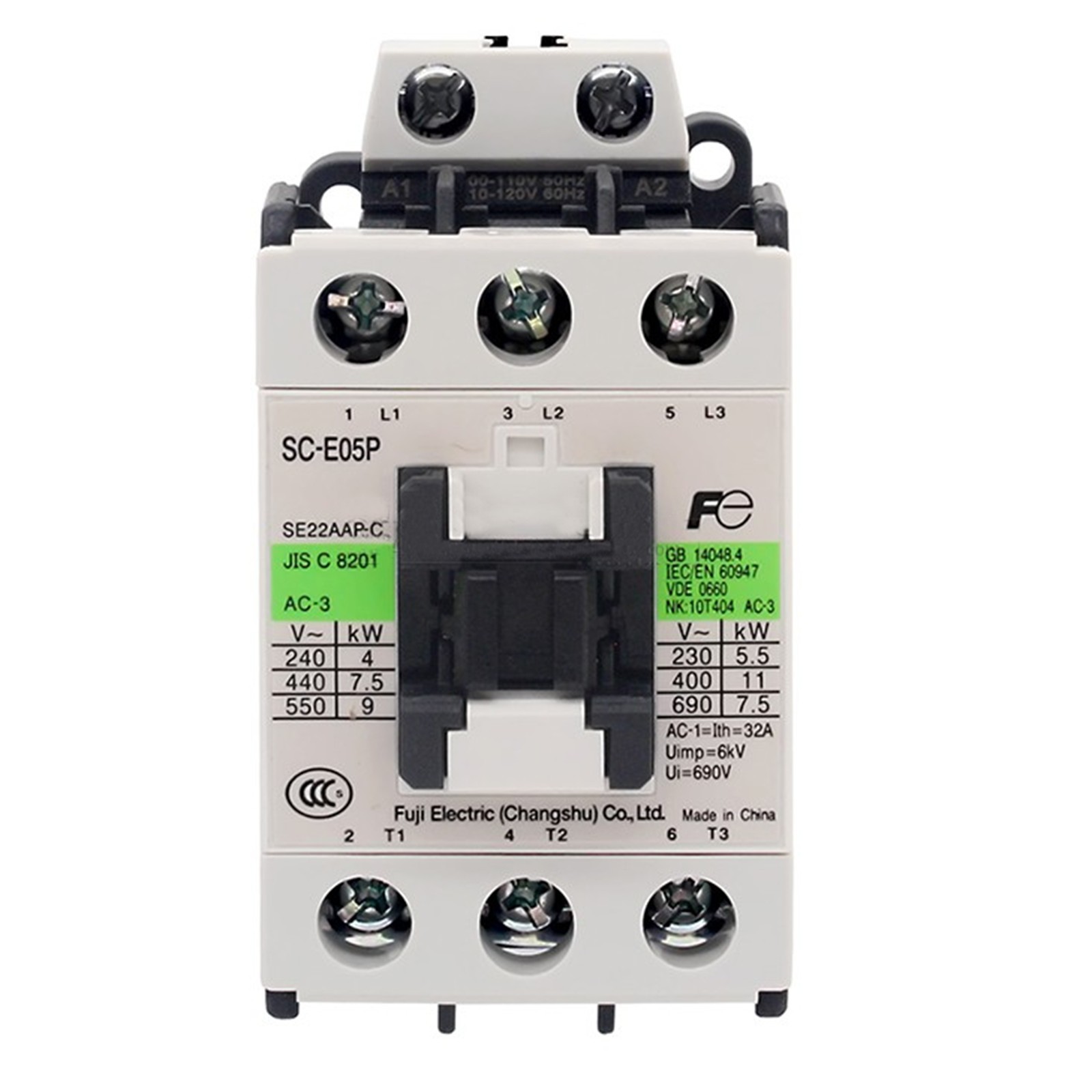 1PCS NEW FUJI SC-E05P Magnetic Contactor AC 110V